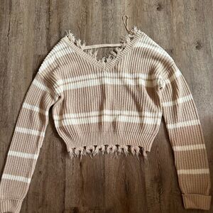 Cropped sweater